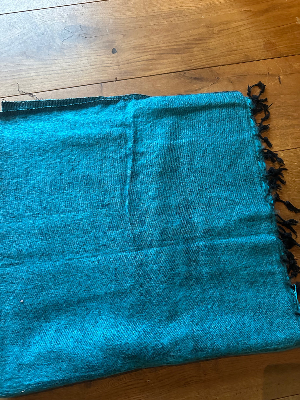 deken turcoise / blauw