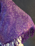 Pashmina sjaal paars