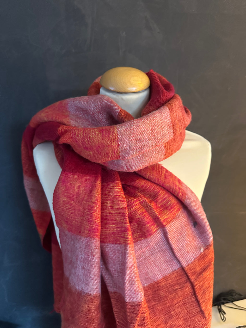 Cashmere rood/donkerrose