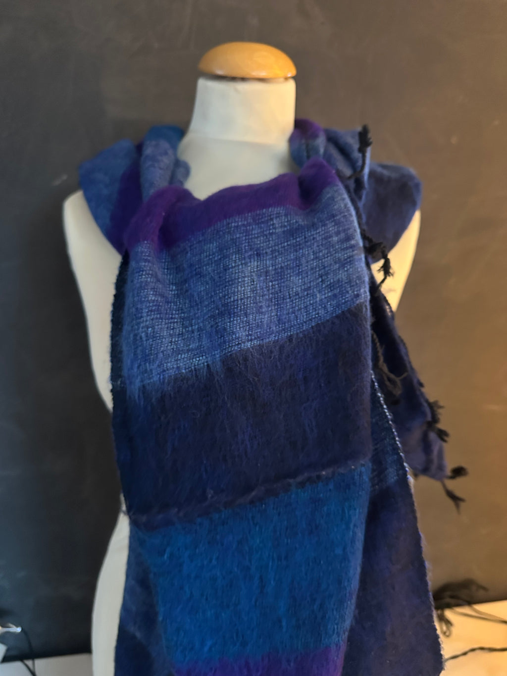 Cashmere blauw paars
