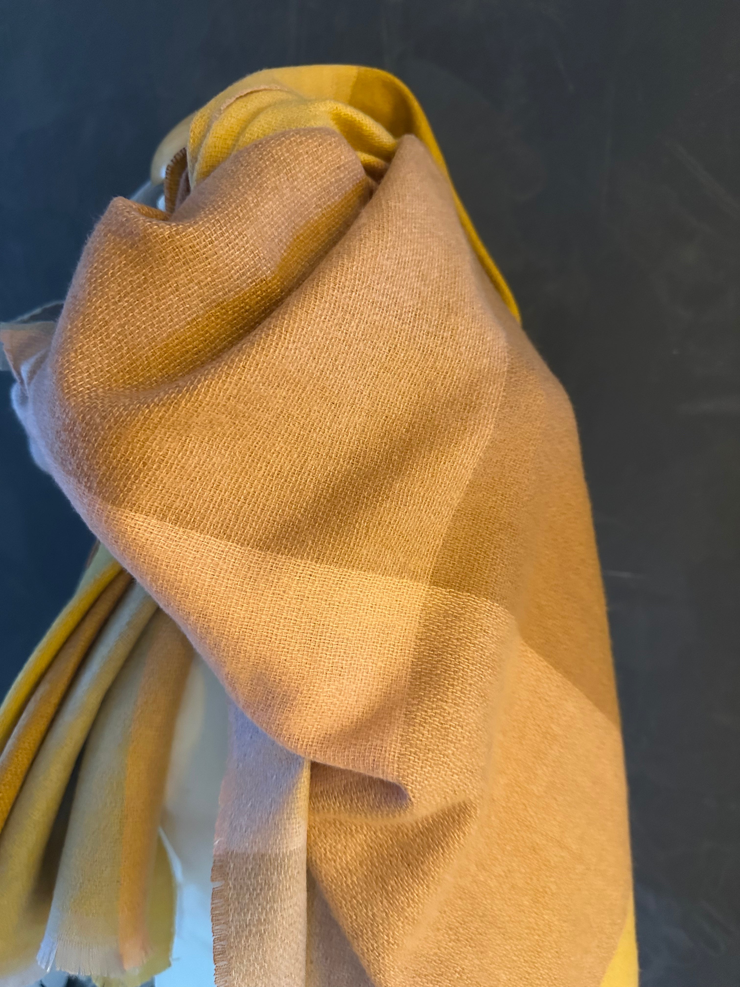 pastelkleuren cashmere sjaal