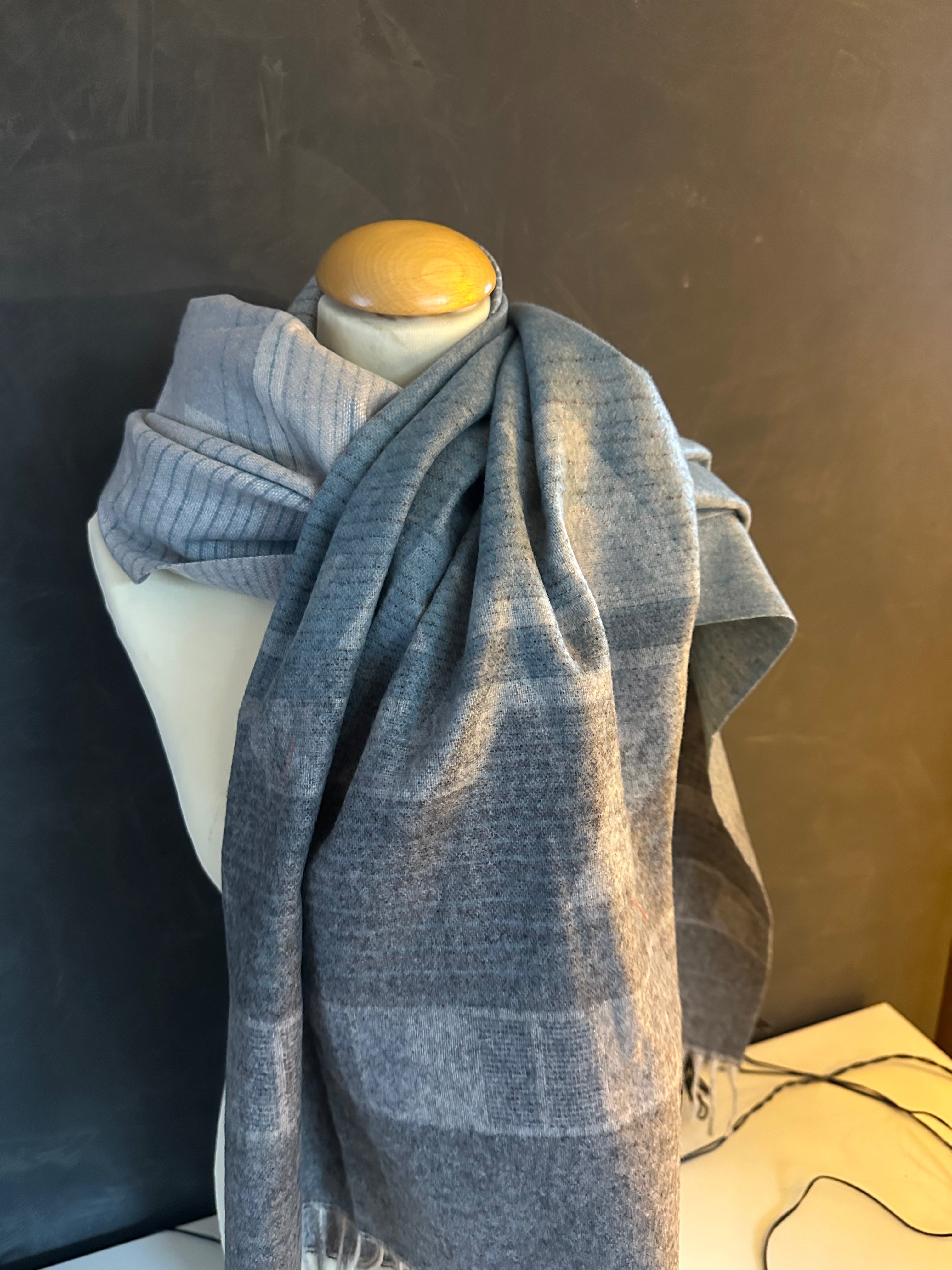 cashmere sjaal grijs