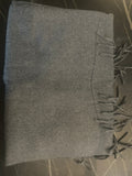 Cashmere sjaal donkergrijs
