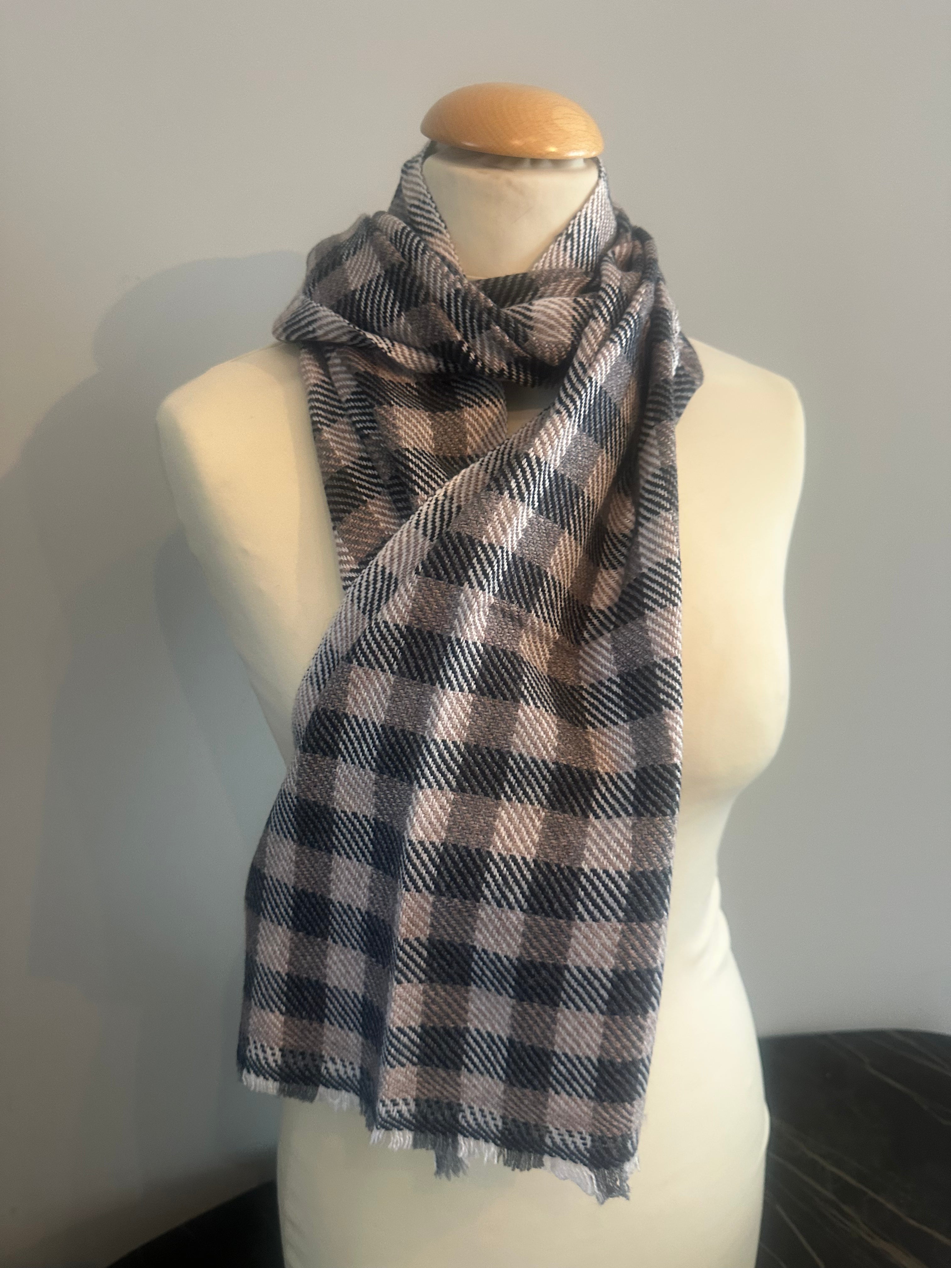 Kleine dunne cashmere sjaal