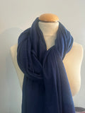 Donkerblauwe cashmere