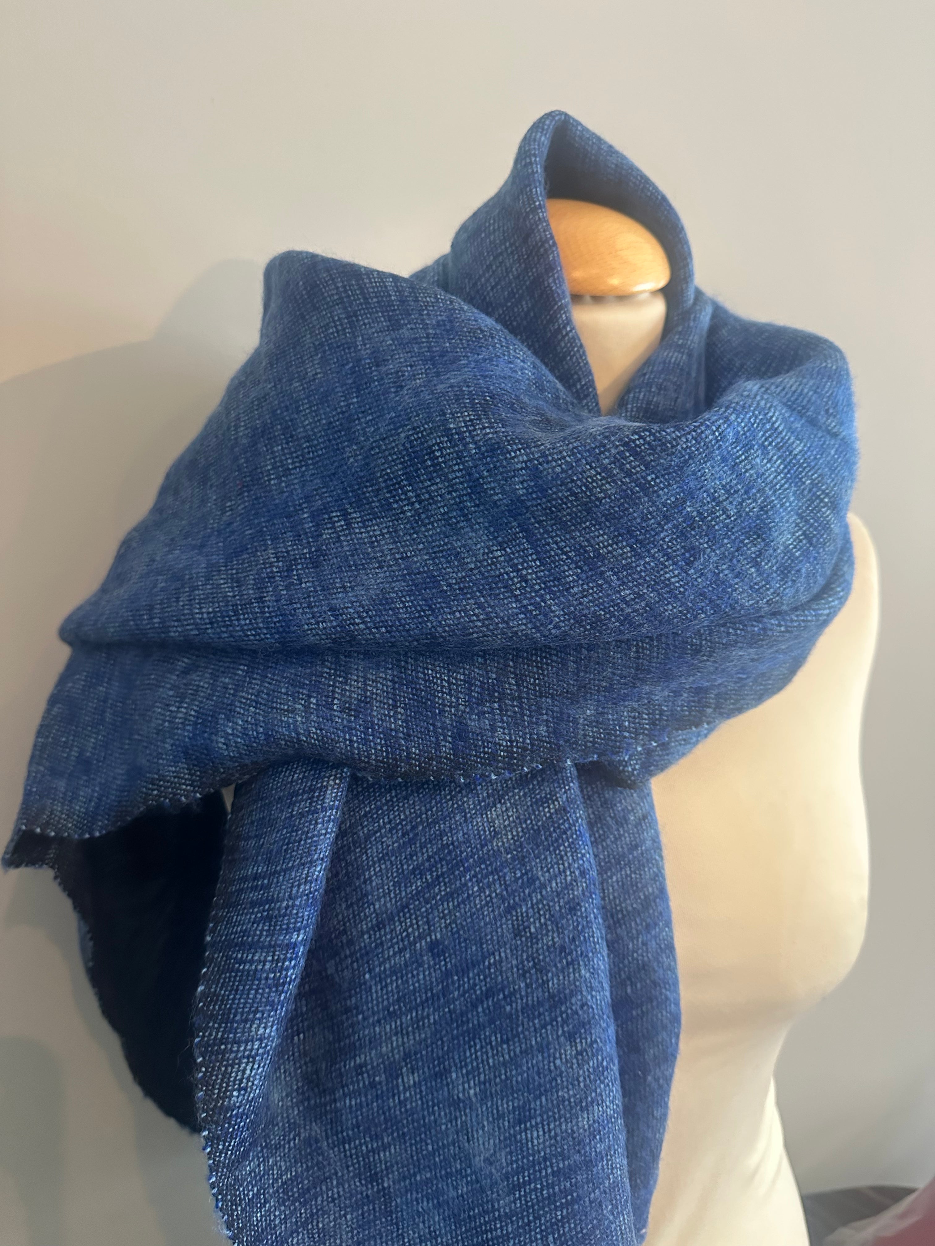 Cashmere blauwe sjaal